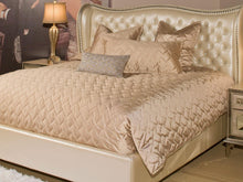 Load image into Gallery viewer, AICO Cosmopolitan 3-pc Queen Coverlet Set in Champagne
