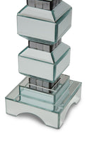 Load image into Gallery viewer, AICO Montreal 2-Tier Mirrored Candle Holder w/Crystal Accents (2/pack)
