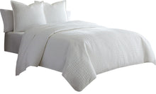Load image into Gallery viewer, Ashworth 3-pc King Duvet /Coverlet Set in White image
