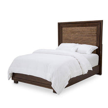 Load image into Gallery viewer, Carrollton Queen Panel Bed with Fabric Insert in Rustic Ranch image

