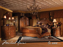 Load image into Gallery viewer, Cortina Cal King Sleigh Headboard in Honey Walnut
