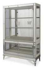 Load image into Gallery viewer, Hollywood Swank Curio w / Glass Base in Pearl Caviar NT03515-11 image
