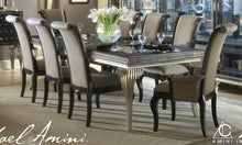 Load image into Gallery viewer, Hollywood Swank Leg Dining Table in Pearl Caviar
