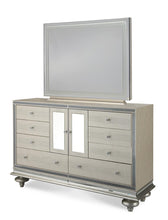 Load image into Gallery viewer, Hollywood Swank Rectangular Dresser Mirror in Crystal Croc
