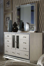 Load image into Gallery viewer, Hollywood Swank Rectangular Dresser Mirror in Crystal Croc
