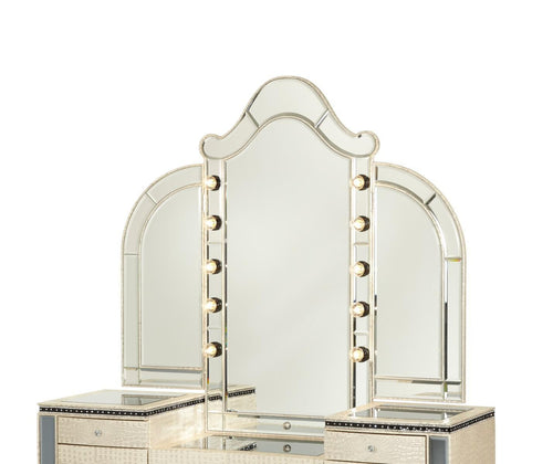 Hollywood Swank Vanity Mirror in Crystal Croc image