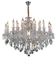 Load image into Gallery viewer, Lighting Chambord 19 Light Chandelier in Clear and Chrome
