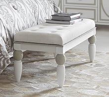 Load image into Gallery viewer, Sky Tower Bedside Bench in White Cloud
