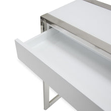 Load image into Gallery viewer, State St Console Table in Glossy White
