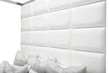 Load image into Gallery viewer, State St King Metal Canopy Bed in Glossy White
