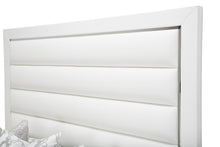 Load image into Gallery viewer, State St California King Upholstered Panel Bed in Glossy White

