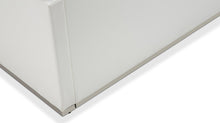 Load image into Gallery viewer, State St California King Upholstered Panel Bed in Glossy White
