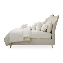 Load image into Gallery viewer, Villa Cherie Eastern King Channel Tufted Upholstered Bed in Caramel
