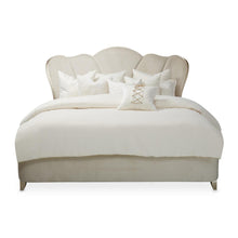 Load image into Gallery viewer, Villa Cherie Eastern King Channel Tufted Upholstered Bed in Caramel
