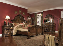 Load image into Gallery viewer, Windsor Court Queen Mansion Bed in Vintage Fruitwood 70000QNMB-54
