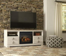 Load image into Gallery viewer, Willowton 64&quot; TV Stand with Electric Fireplace
