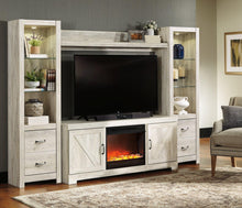 Load image into Gallery viewer, Bellaby 4-Piece Entertainment Center with Fireplace
