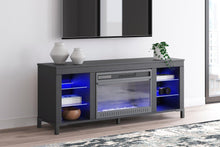 Load image into Gallery viewer, Cayberry Entertainment Center with Electric Fireplace
