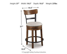 Load image into Gallery viewer, Valebeck Counter Height Bar Stool
