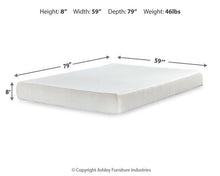 Load image into Gallery viewer, Chime 8 Inch Memory Foam Mattress in a Box
