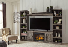 Load image into Gallery viewer, Wynnlow 4-Piece Entertainment Center with Electric Fireplace
