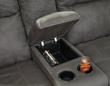 Load image into Gallery viewer, Austere Reclining Loveseat with Console
