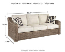 Load image into Gallery viewer, Beachcroft Beachcroft Nuvella Sofa with Coffee and End Table
