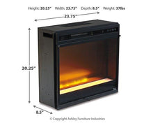 Load image into Gallery viewer, Wynnlow 4-Piece Entertainment Center with Electric Fireplace
