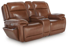 Load image into Gallery viewer, Healy Pier Power Reclining Loveseat with Console
