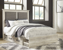 Load image into Gallery viewer, Cambeck Upholstered Panel Storage Bed
