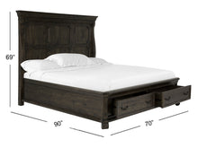 Load image into Gallery viewer, Bellamy Complete Queen Panel Storage Bed
