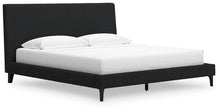 Load image into Gallery viewer, Cadmori King Upholstered Bed with Roll Slats
