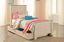 Load image into Gallery viewer, Willowton Bed with 2 Storage Drawers
