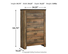 Load image into Gallery viewer, Trinell Youth Chest of Drawers
