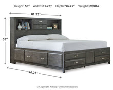 Load image into Gallery viewer, Caitbrook Storage Bed with 8 Drawers
