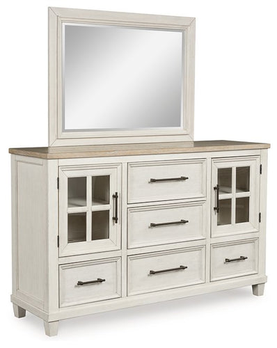 Shaybrock Dresser and Mirror image
