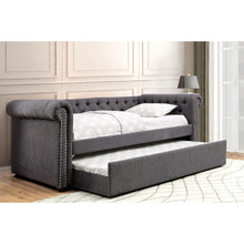 Load image into Gallery viewer, LEANNA Gray Daybed w/ Trundle, Gray image
