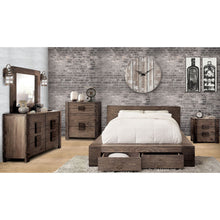 Load image into Gallery viewer, JANEIRO Rustic Natural Tone Cal.King Bed
