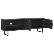 Load image into Gallery viewer, Marsden 2-door Wood 70&quot; TV Stand Charcoal Black
