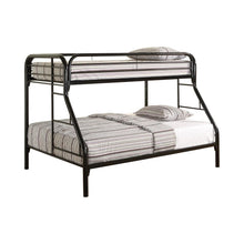 Load image into Gallery viewer, Morgan Twin Over Full Bunk Bed Black
