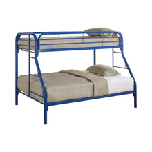 Load image into Gallery viewer, Morgan Twin Over Full Bunk Bed Blue
