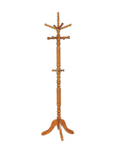 Load image into Gallery viewer, Achelle Coat Rack with 11 Hooks Golden Brown
