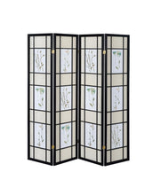 Load image into Gallery viewer, Catabella 4-panel Floral Print Folding Screen Multi-color
