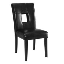 Load image into Gallery viewer, Shannon Open Back Upholstered Dining Chairs Black (Set of 2)
