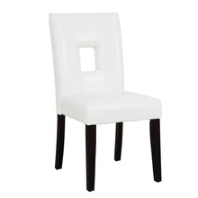 Load image into Gallery viewer, Shannon Open Back Upholstered Dining Chairs White (Set of 2)
