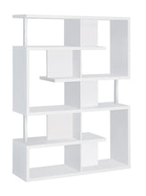 Load image into Gallery viewer, Hoover 5-tier Bookcase White and Chrome
