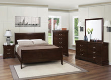 Load image into Gallery viewer, Louis Philippe Queen Panel Sleigh Bed Cappuccino
