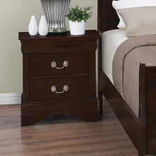 Load image into Gallery viewer, Louis Philippe 2-drawer Nightstand Cappuccino
