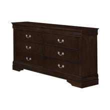Load image into Gallery viewer, Louis Philippe 6-drawer Dresser Cappuccino
