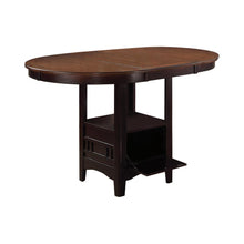 Load image into Gallery viewer, Lavon Oval Counter Height Table Light Chestnut and Espresso
